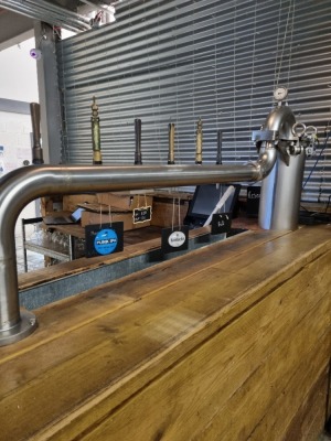 Wooden Bar with Assorted Pumps - 3