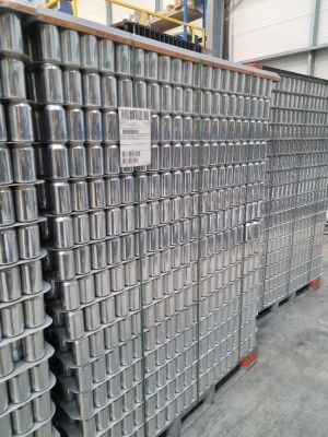 5 Pallets 330ml Blank Cans - 28880 Silver Cans - Banded Secure - 5