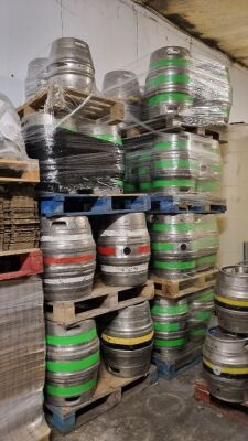 Approx 100 x 9 Gallon Casks & 58 x 18 Gallon Casks