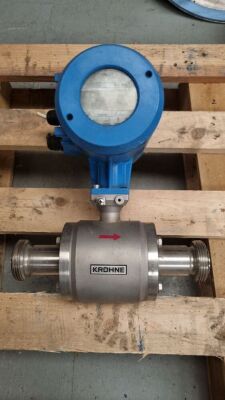 Krohne 1 1/2" Digital Flow Meter with Display