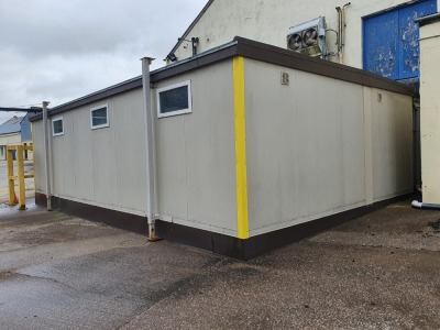 Twin Cabin Personnel Changing Room comprising - Lockers, Wall Mounted Heaters - 2