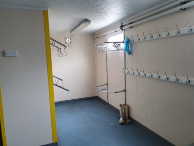 Twin Cabin Personnel Changing Room comprising - Lockers, Wall Mounted Heaters - 3