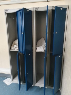 Twin Cabin Personnel Changing Room comprising - Lockers, Wall Mounted Heaters - 7
