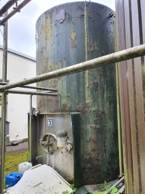 APV 16,000Ltr Stainless Steel with Steel Cladded Silo - 4100mm x 2400mm Diameter