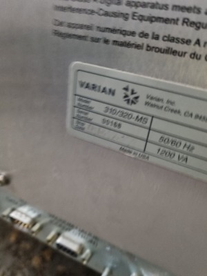 Varian model 320-MS Mass Spectrometer - 5