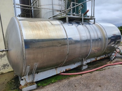 Stainless Steel Insulated Horizontal Tank - Former Road Tanker - 2