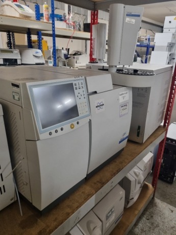 Varian/Bruker model 450GC Gas Chromatograph with Varian CP-8400 Autosampler and Varian model 300MSTQ Mass Spectrometer