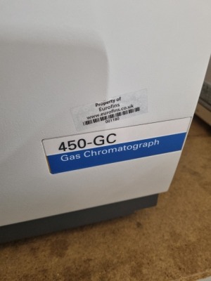 Varian/Bruker model 450GC Gas Chromatograph with Varian CP-8400 Autosampler and Varian model 300MSTQ Mass Spectrometer - 3