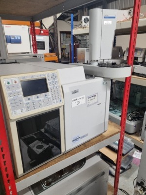 Varian/Bruker model 450GC Gas Chromatograph with Varian CP-8400 Autosampler and Varian model 300MSTQ Mass Spectrometer