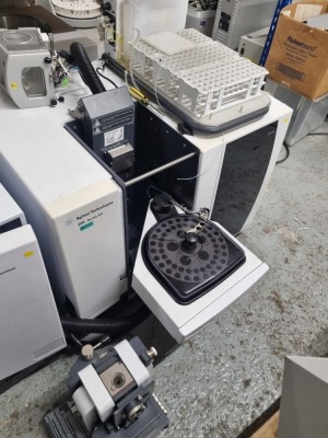 Agilent Technologies model 200 Series A Atomic Absorption System with Agilent SPS-3 Autosampler, Agilent GTA-120 Graphite Tube Atomiser, Agilent PSD 120 Programmable Sample Dispenser