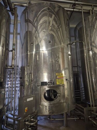 20,000 Litre Stainless Steel Partial Jacketed Tank CT4