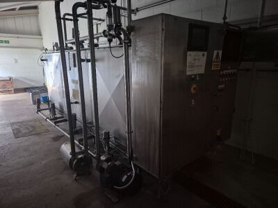 BPS Skid Mounted Three Tank Single Channel Automatic CIP Set