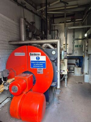 2001 Cochran Borderer Steam Boiler Rated at 1360 kg/hr @ 7.25 Bar