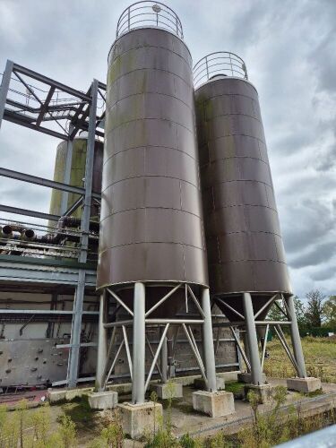 4 x 55,400 Litre Gross Capacity Cylindro Conical DPV / Fermenting Vessels