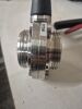 4 x 2" Stainless Steel Butterfly Valves with Handles - 2
