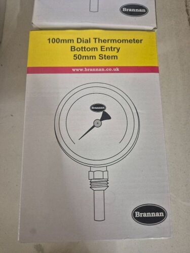 3 x 100mm Dial New & Boxed Temperature Gauges