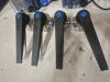 4 x 1" RJT Stainless Steel Butterfly Valves with Handles - 2