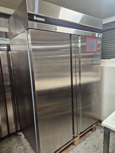 Inomax Model CFP 2114 Stainless Steel Double Door Fridge