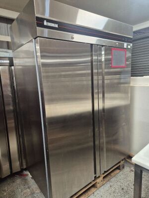 Inomax Model CFP 2114 Stainless Steel Double Door Fridge