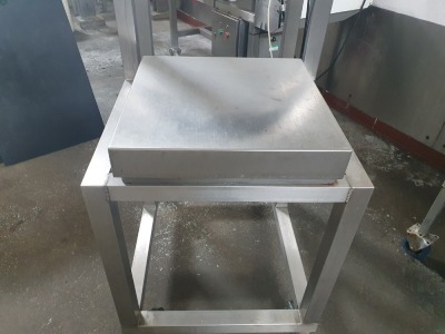 Stainless Steel Mobile Bizerba Checkweigher with Display and Label Printer - 7
