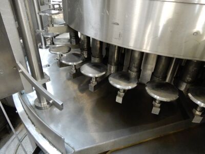 1996 AVE 40 Head Counter Pressure Filler with 8 Capping Heads - 8