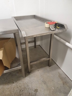Stainless Steel Table - 1200mm x 600mm x 860mm Tall